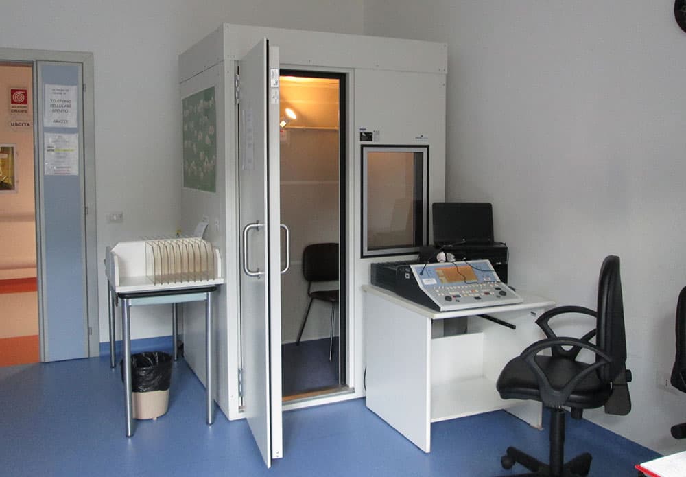 Audiology room construction